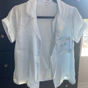 “The Mrs” short sleeved PJ set. Never worn!